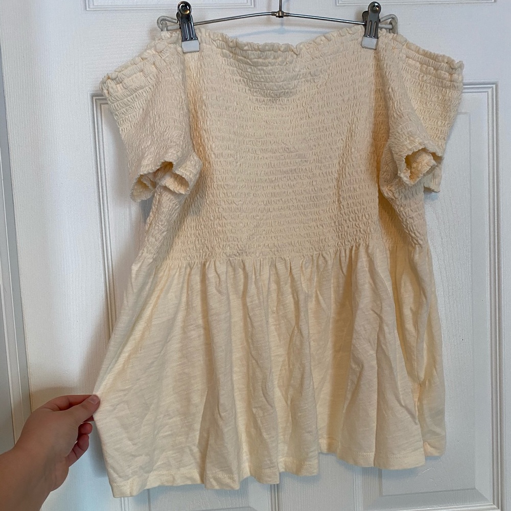Off the shoulder top